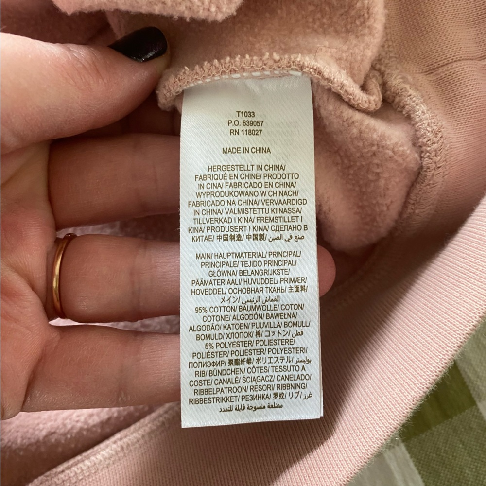 Boden Light Pink Scallop Detail Sweatshirt 2 - Picture 16 of 16